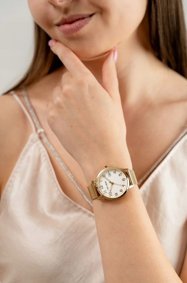 Women's watch Paul Lorens STELLA dial with numbers and date + ENGRAVING Brand Paul Lorens
