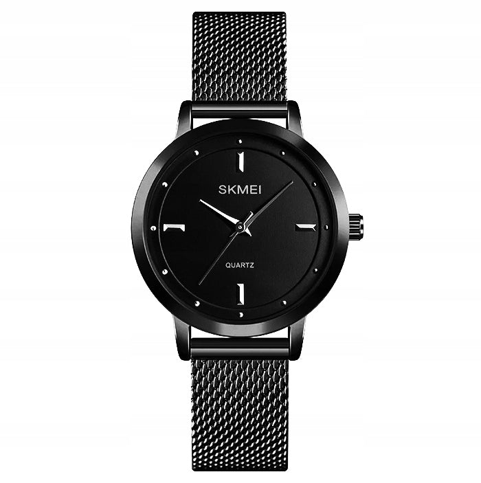 Women's watch SKMEI analog bracelet black silver copper Brand Skmei