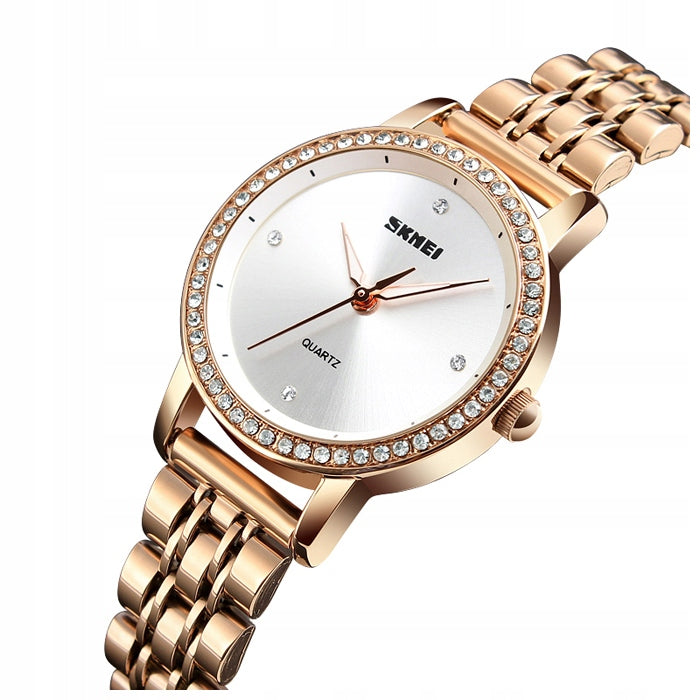 Women's watch SKMEI analog bracelet gold silver Brand Skmei