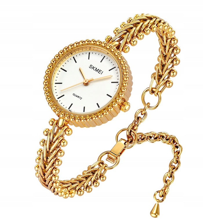 Women's watch SKMEI chain bracelet gold silver elegant Brand Skmei