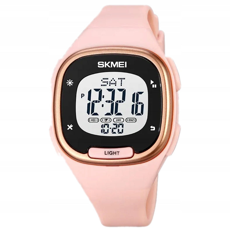 Women's watch SKMEI electronic alarm 12/24 h