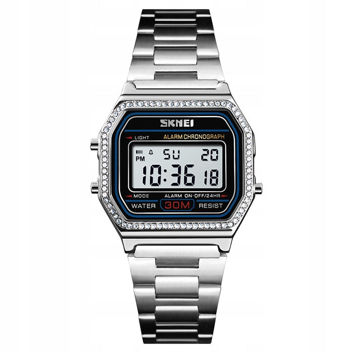Women's watch / SKMEI / electronic / bracelet / gold / silver EAN (GTIN) 5907291137000