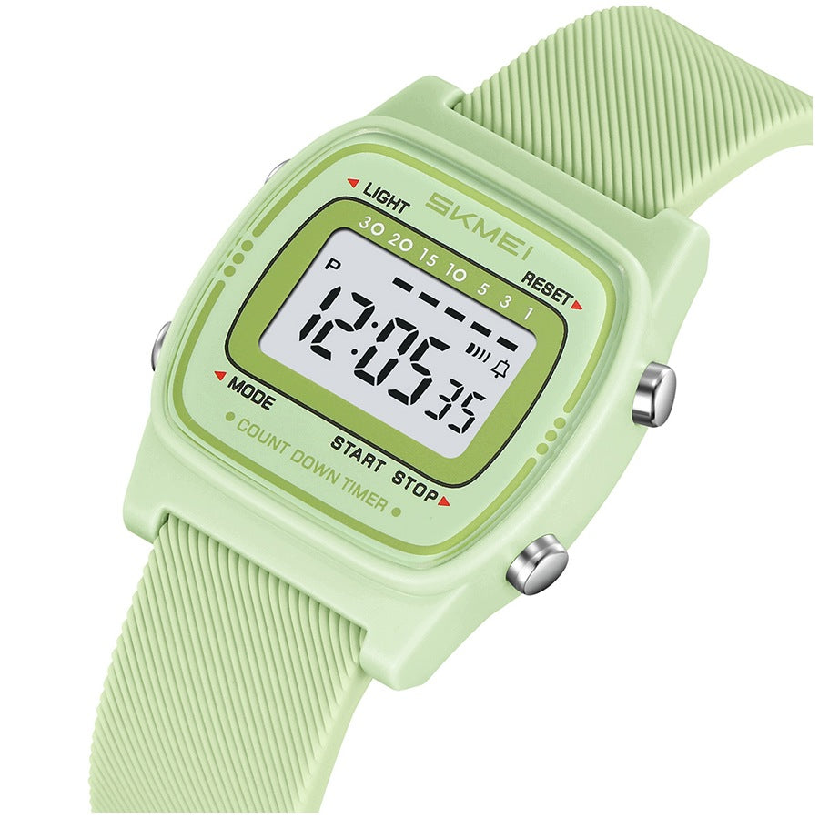 Women's watch SKMEI rubber electronic sports strap multifunctional Packaging status original