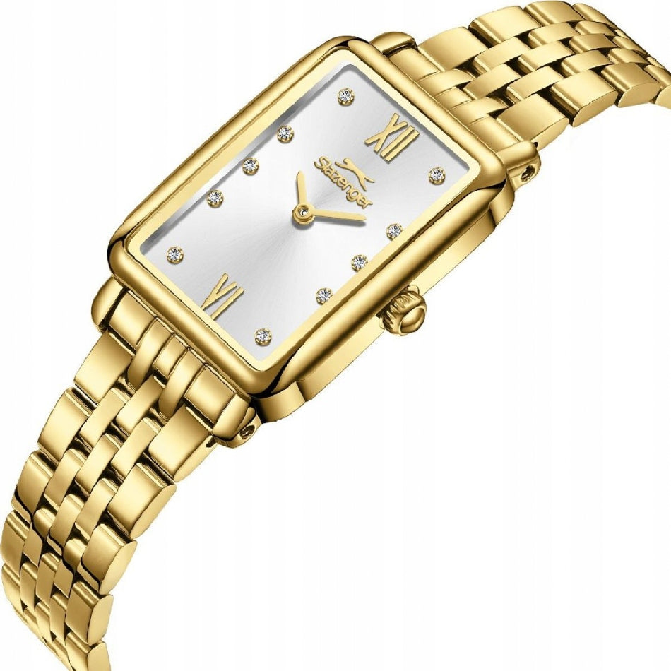 Women's watch SLAZENGER SL.09.2644.3.130 gold fashion for gift Packaging status original
