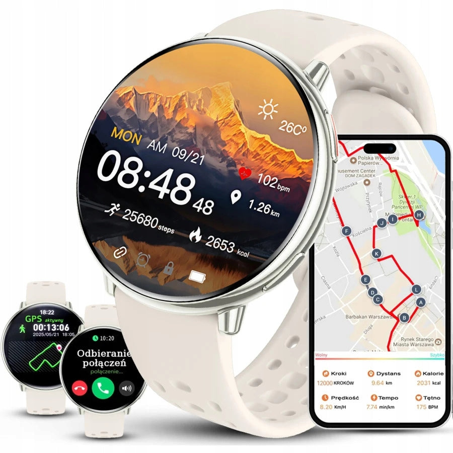 Women's watch SMARTWATCH RBN with GPS COMPASS BAROMETER CONVERSATION BATTERY 300