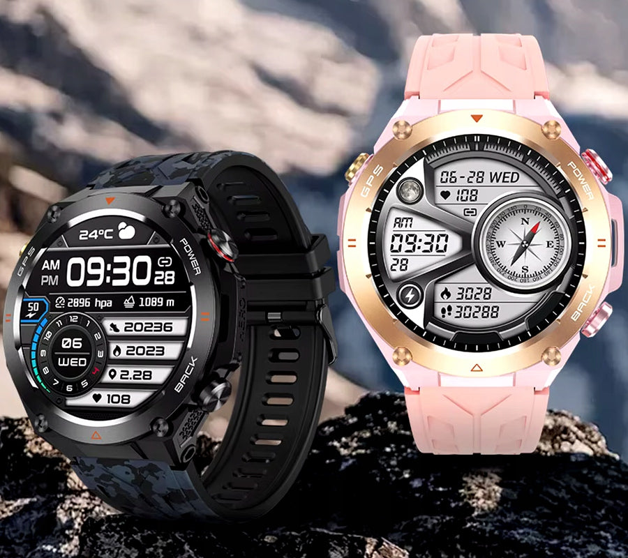 Women's watch SMARTWATCH RBN with GPS COMPASS BAROMETER CONVERSATION BATTERY 600 EAN (GTIN) 5905258705712