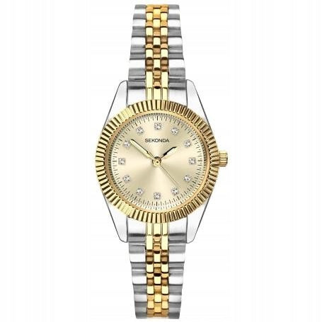 Women's watch Sekonda 40690 ZIRCONS silver
