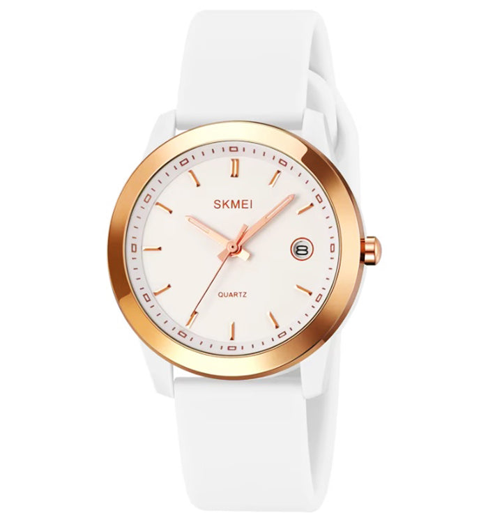 Women's watch / analog / strap / date / classic