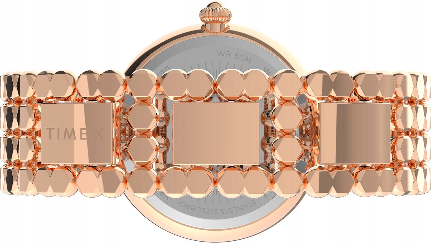 Women's watch gold bracelet TIMEX with zircons Brand Timex