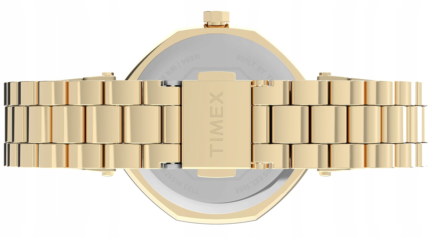 Women's watch gold on bracelet TIMEX UFC STREET with zircons WR50 EAN (GTIN) 194366277807