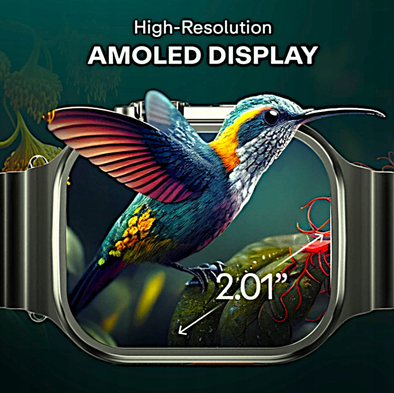 Women's watch large AMOLED 2,01 CALLS notifications sport LIGHT pulse Packaging status original