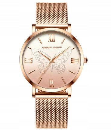 Women's watch mesh bracelet GIFT butterfly