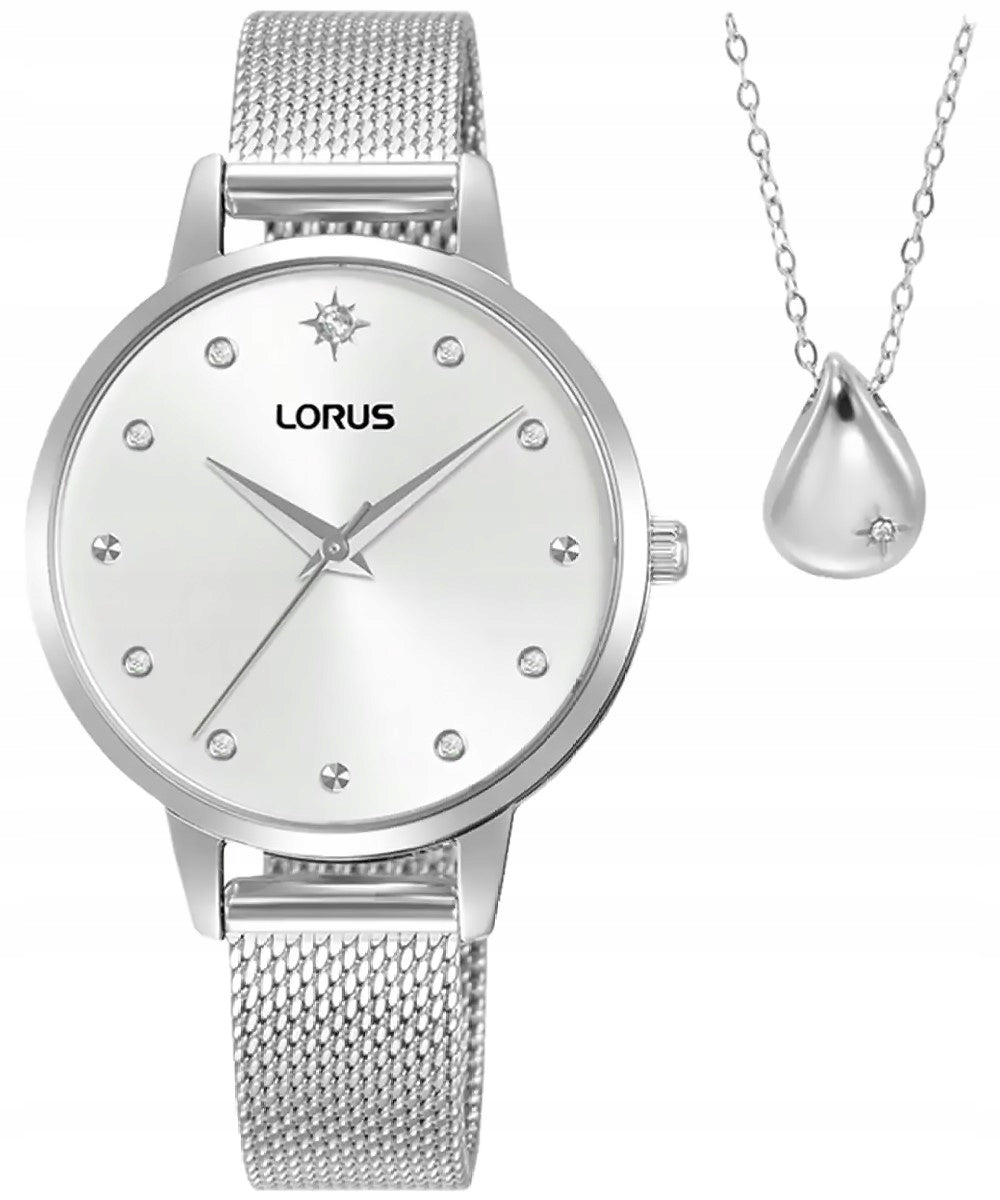 Women's watch on bracelet Lorus RG285XX9 - necklace included