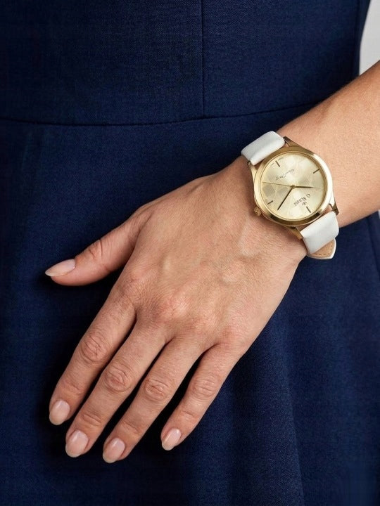 Women's watch set G. Rossi MIROE GOLD WITH TWO STRAPS AND BRACELET Packaging status original