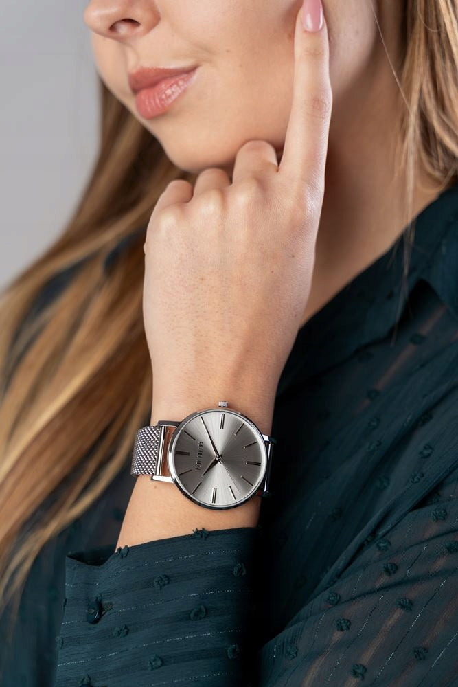 Women's watch set Paul Lorens JULIE large dial-silver ENGRAVING +box Brand Paul Lorens