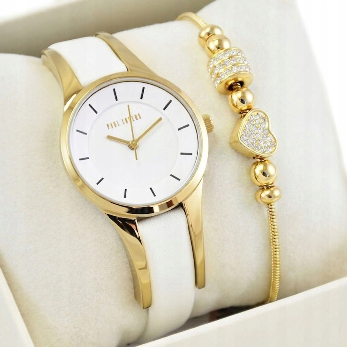 Women's watch set Paul Lorens unique FOR GIFT + ENGRAVING box