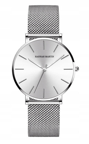 Women's watch silver mesh bracelet tasteful carnival Hannah Martin