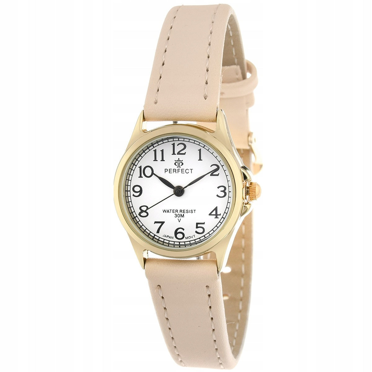 Women's wristwatch leather strap classic clear small Perfect Packaging status original
