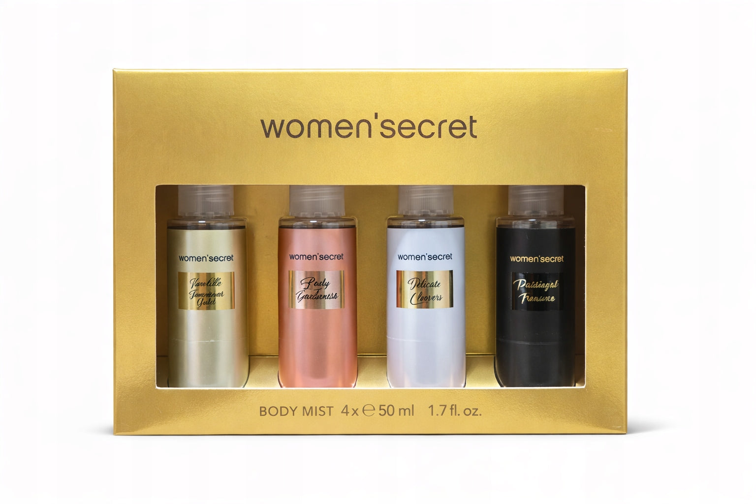 Women’secret Body Mist – luxury set of 4×50 ml body mists