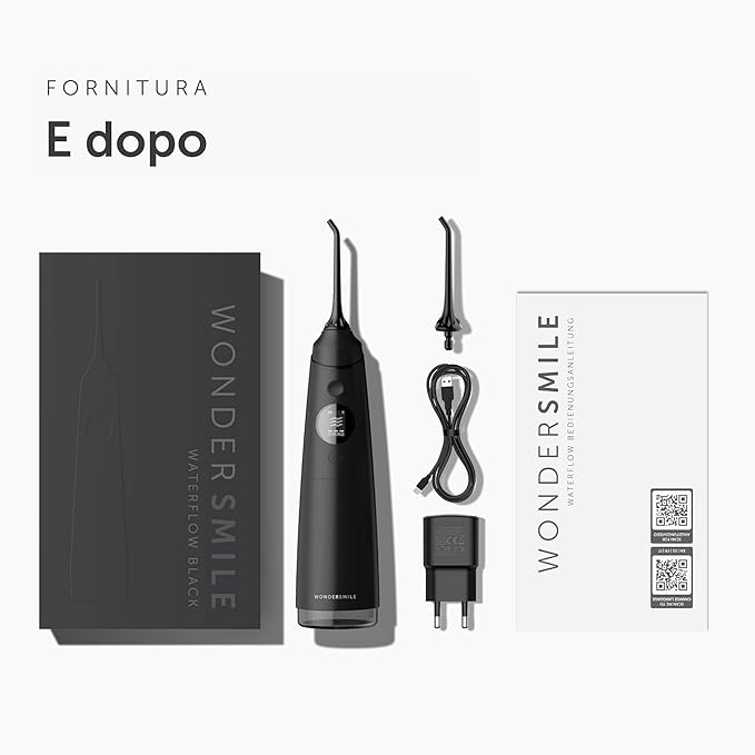 Wondersmile Waterflow FC2660 280 ml Black Dental Water Flosser Brand no brand