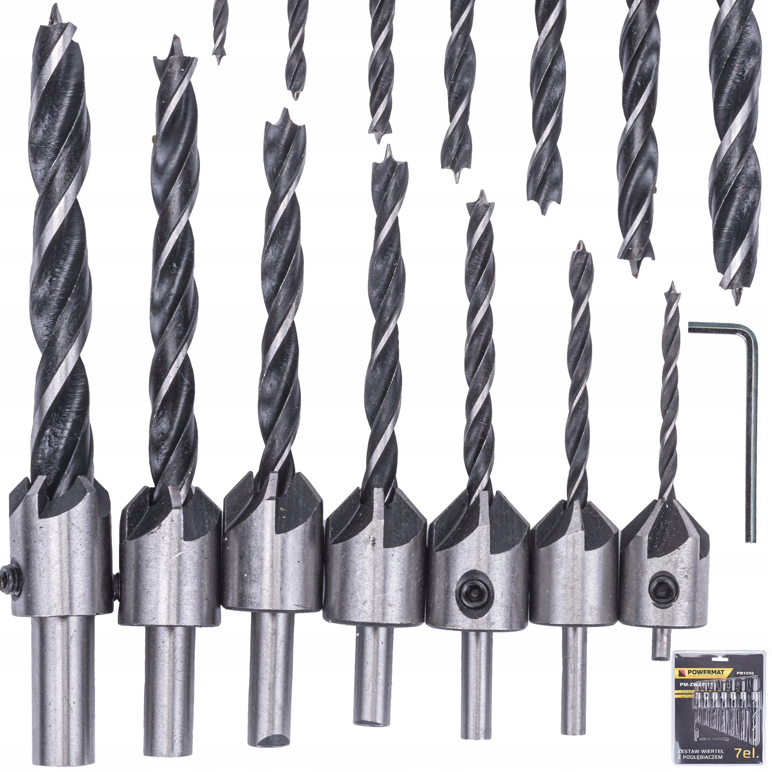 Wood Drill Bit Set with Drill Dredge 7