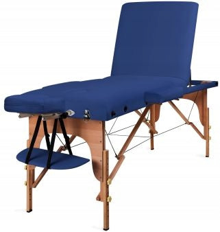 Wood Massage Folding Table Medimas Prosport 3 Deluxe, Blue Kind folding table