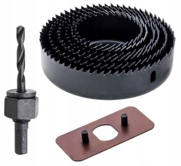 Wood hole saw 51-102 mm adapter with guide drill SET 9 el. Brand Condor