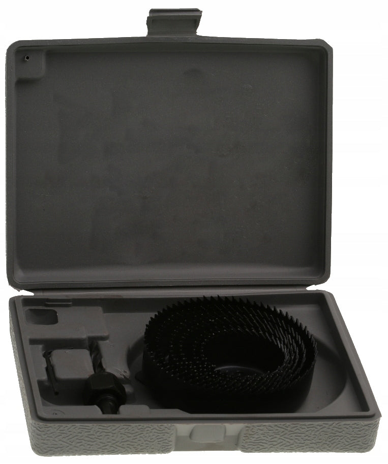 Wood hole saw 51-102 mm adapter with guide drill SET 9 el. Series inna