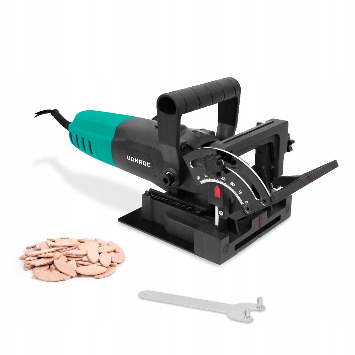 Wood milling machine 900W | With 50 biscuits and waste bag