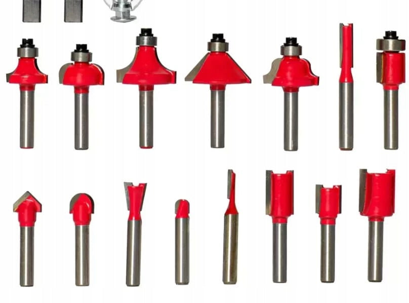 Wood milling machine BESTEN BE0002536 800W + suitcase and cutters 15pcs Packaging status original