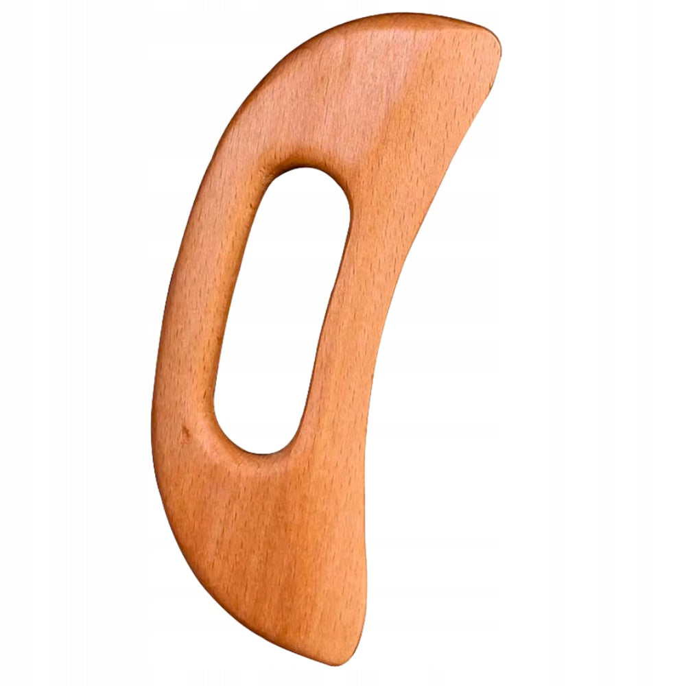 Wooden Anti-Cellulite Handheld Massager for Face Scraping Body Massage Packaging status original