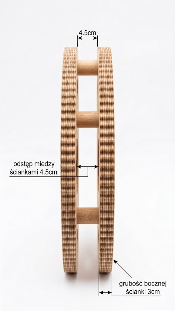 Wooden Back Massager Spine Stretching Pain Relaxation Manufacturer code 5905982860466