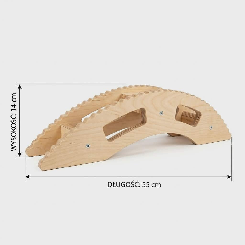 Wooden Back Massager Spine Stretching Pain Relaxation Packaging status original