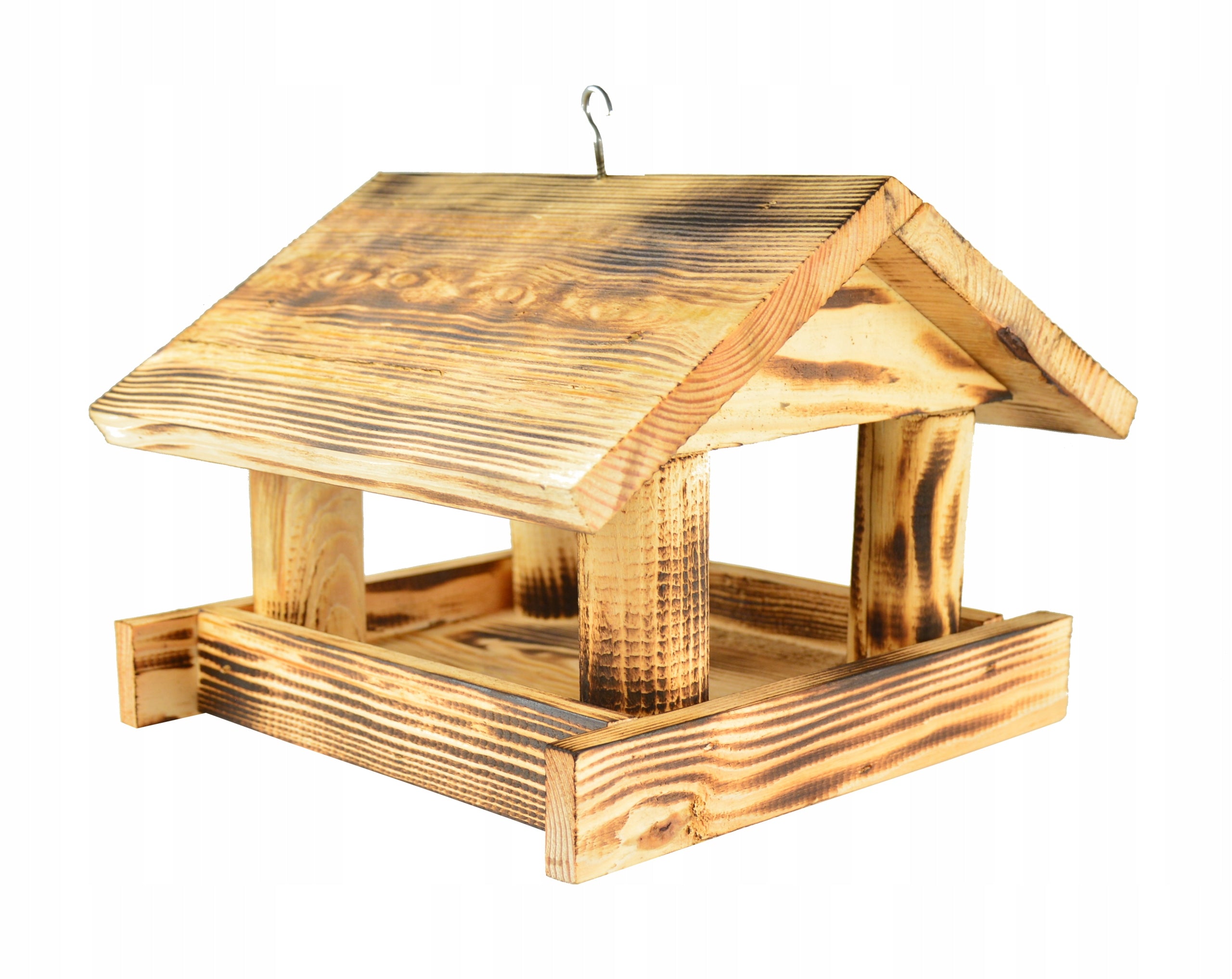 Wooden Bird Feeder SOLID Tanned