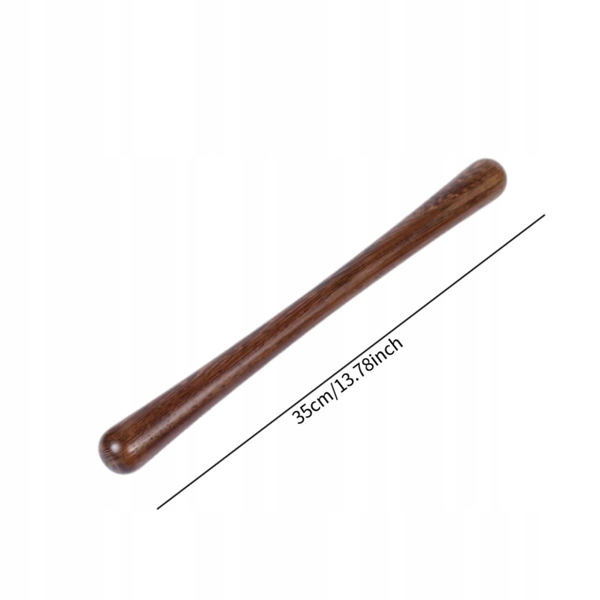 Wooden Body Massage Stick Tool Lightweight Versatile Sturdy 35x3cm Medical device no