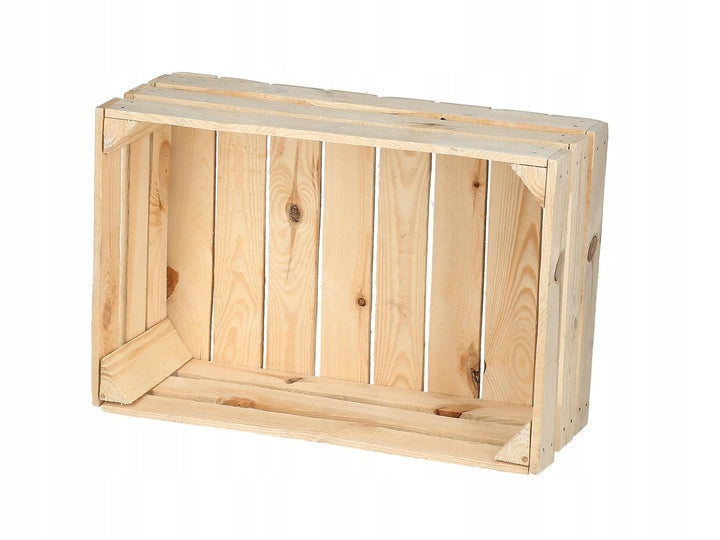 Wooden Box 60x40x20 Wood Strong Occasion