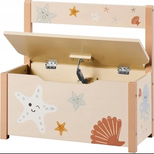Wooden Box LIVARNO home Bench with toy container Manufacturer code 459038_2401