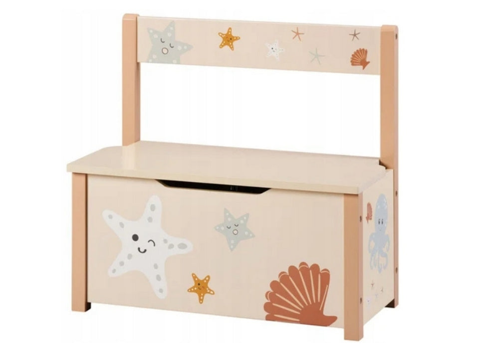 Wooden Box LIVARNO home Bench with toy container