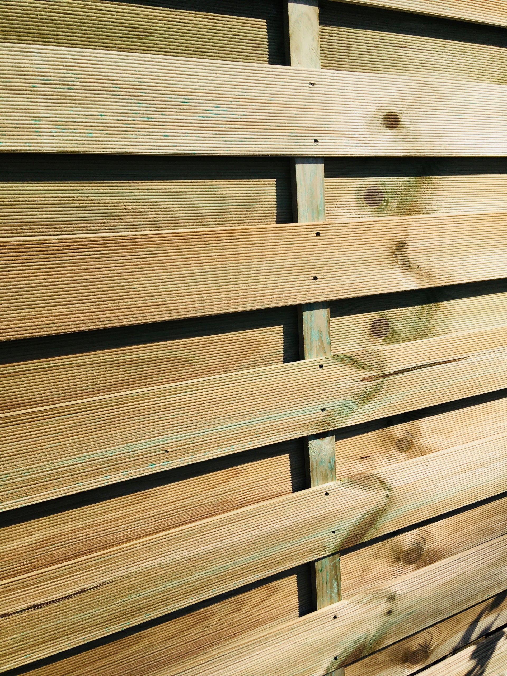 Wooden Fence 180x180 cm Fence Panel Frame 4,4 cm Strong Height 180 m