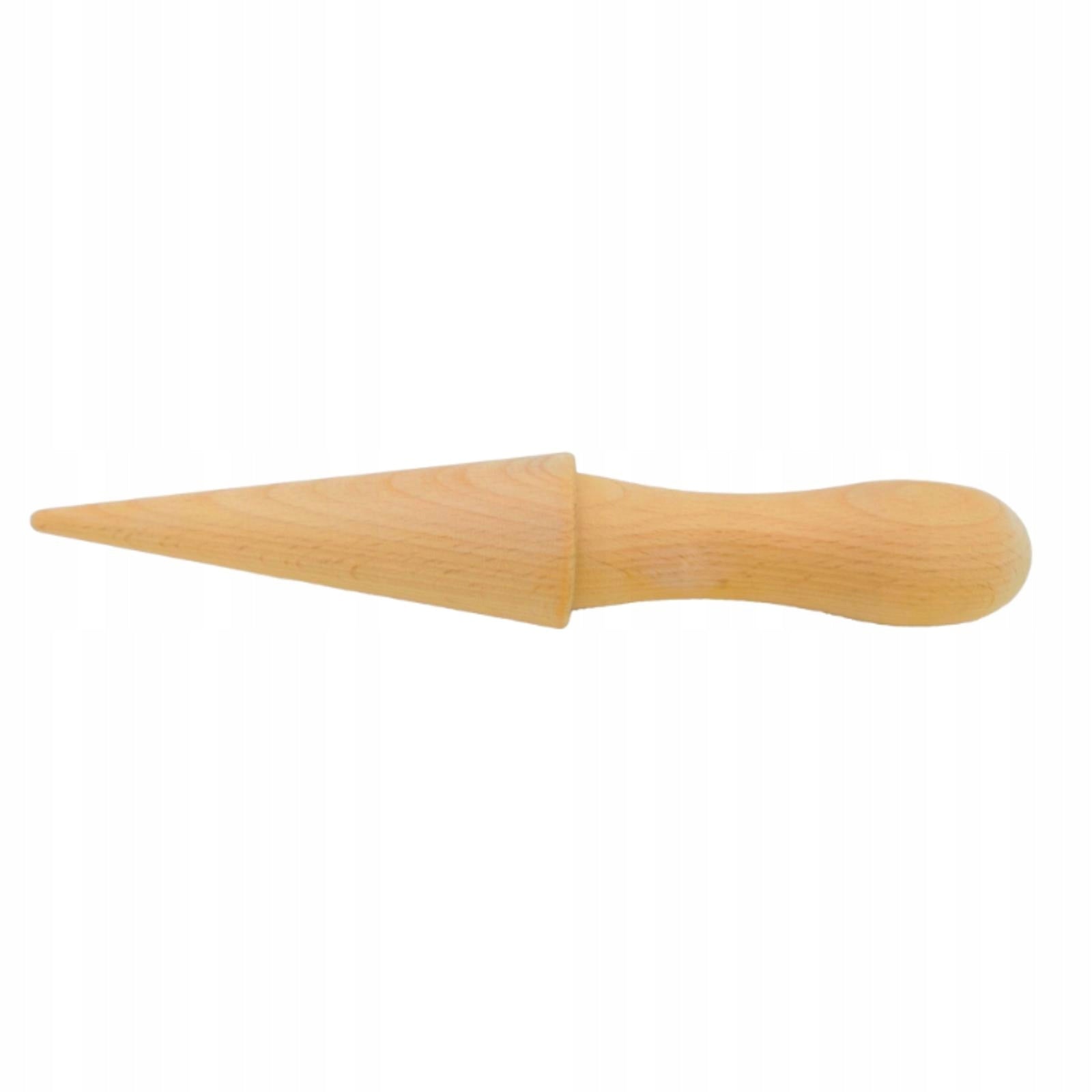 Wooden Ice Cream Cone Maker Waffle Pastry Cone , Kitchen Tool Wooden Cone