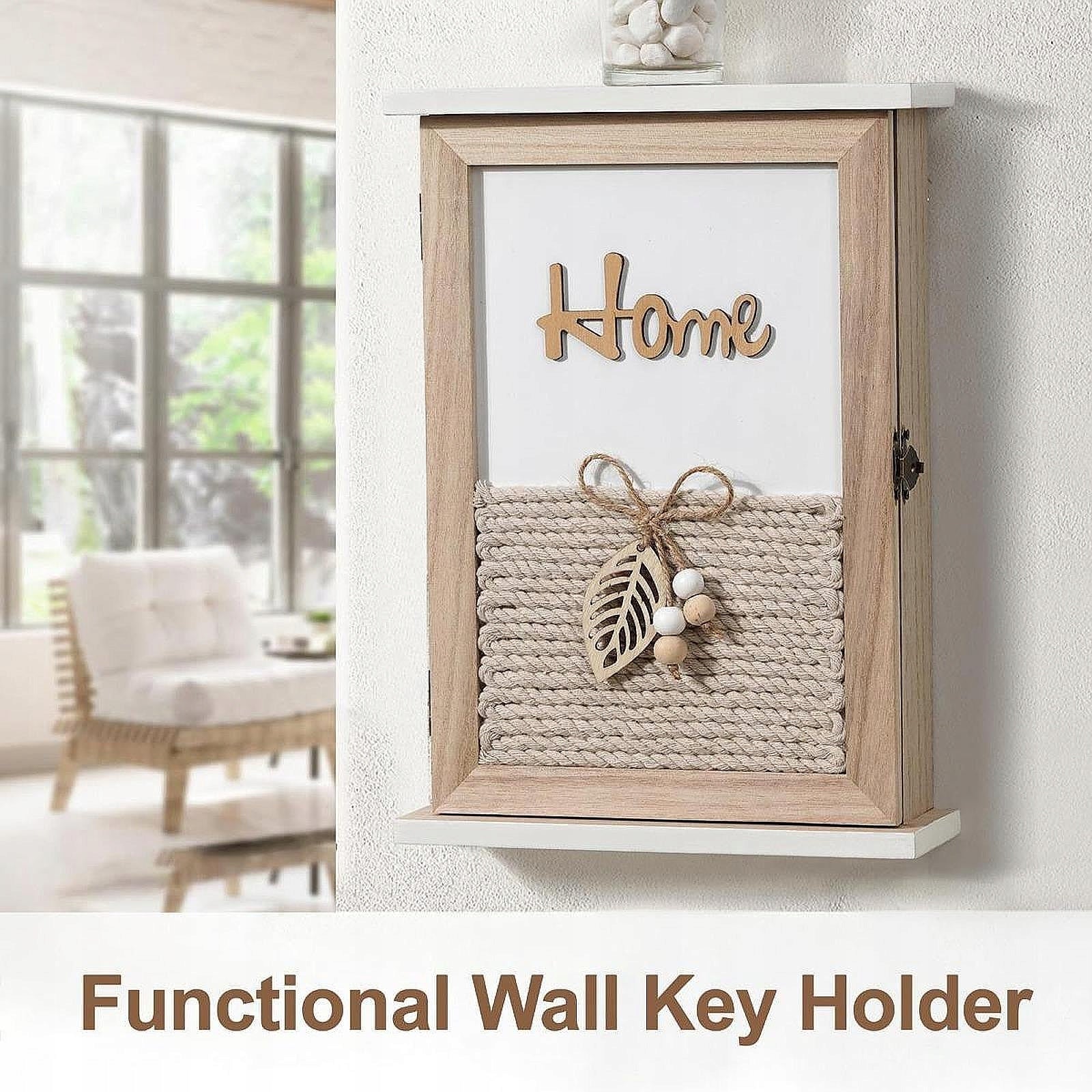 Wooden Key Box Vintage Storage Cabinet Key Cupboard for Entryway Home Product weight with unit packaging 0.87 kg