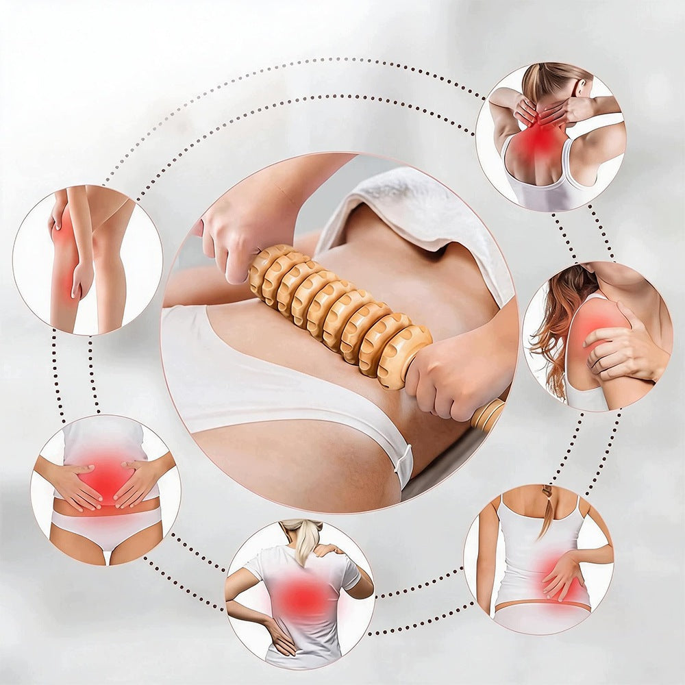 Wooden Massage Set BEDEE 6 Pcs Rolling And Scraping For Gift Brand no brand