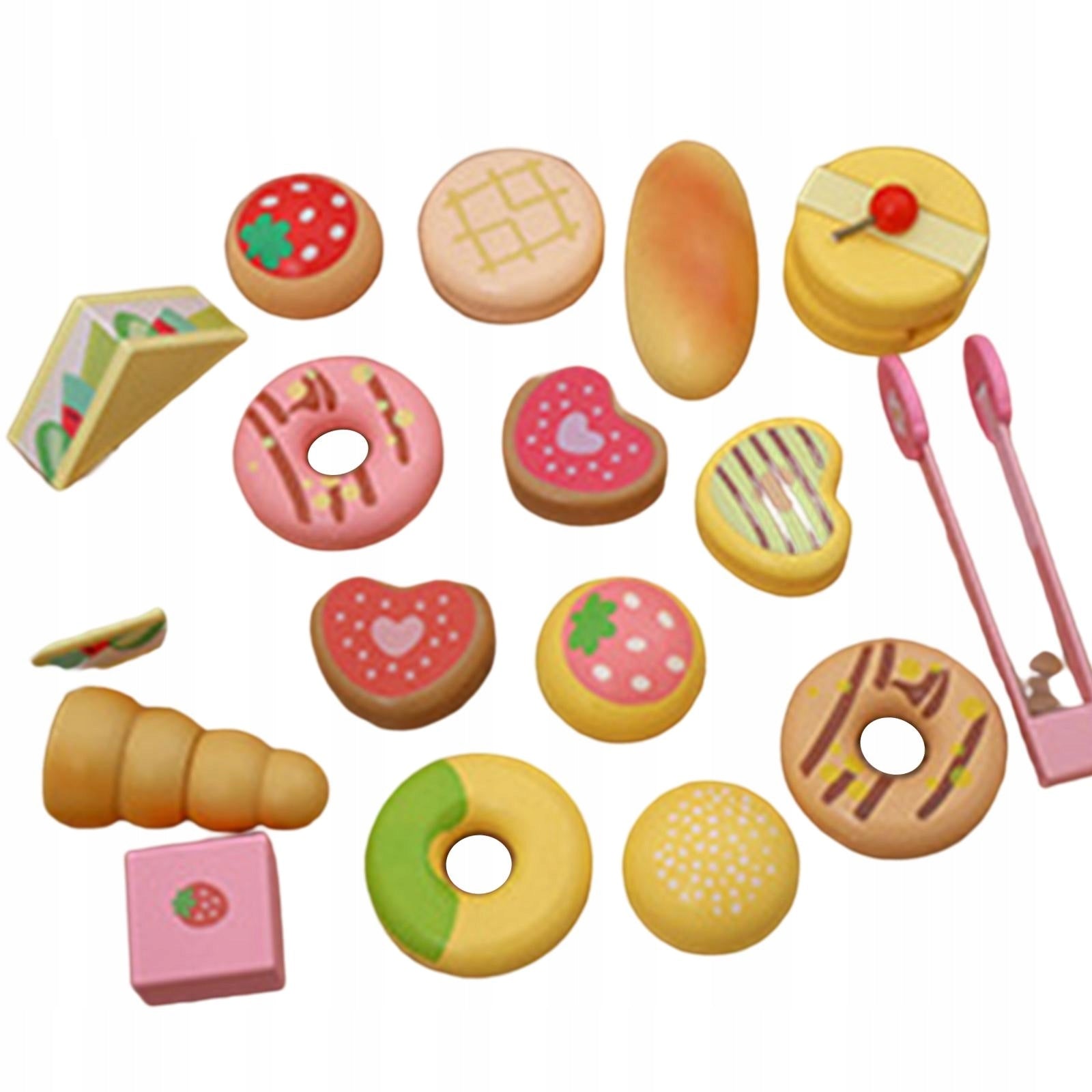 Wooden Miniature Educational Toys Simulated Set Kitchen Play cake set 1000g
