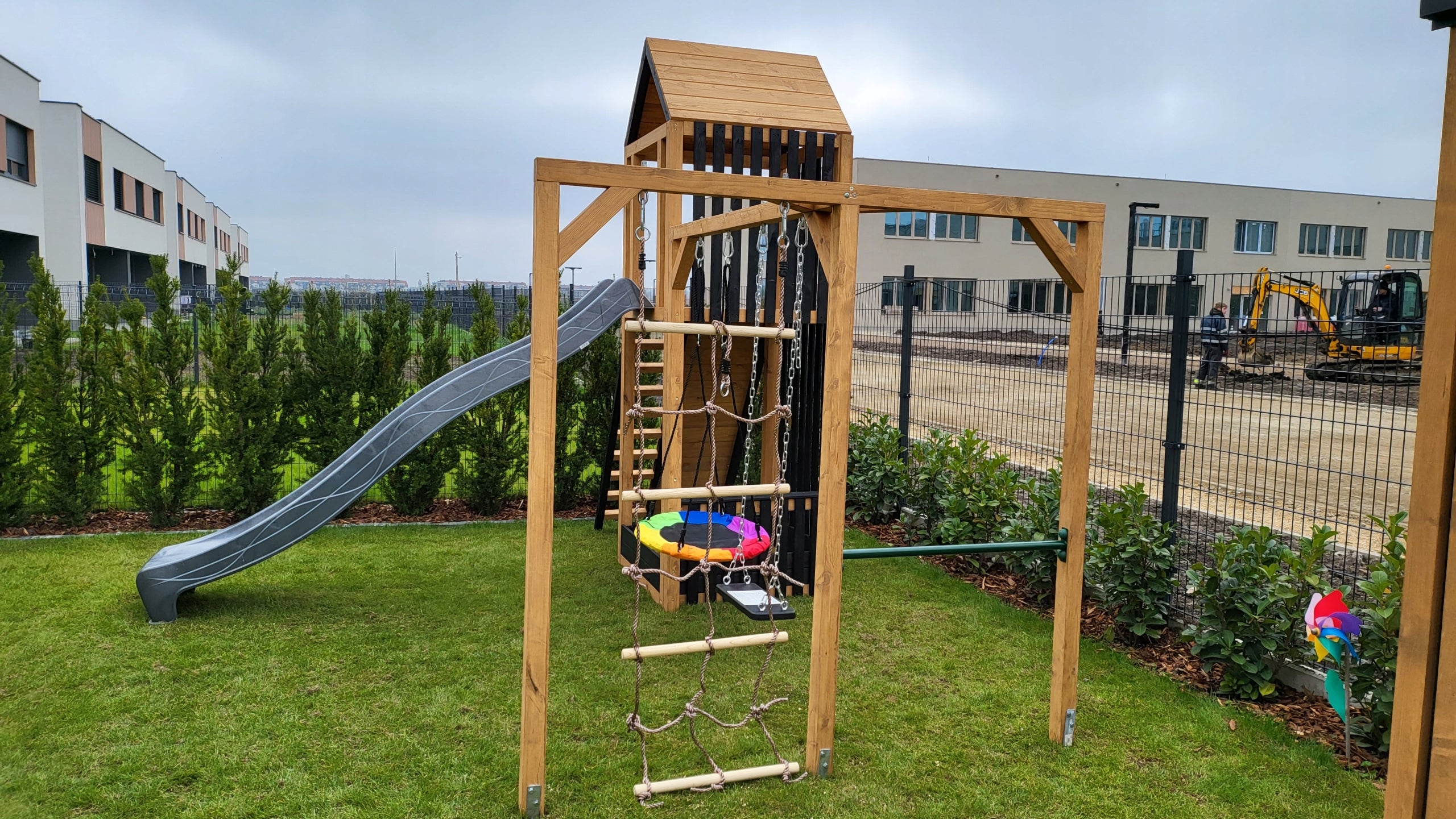 Wooden Modern Square Toys LUNA XL ,Lamele , Swing, Slide Manufacturer code LUNA XL