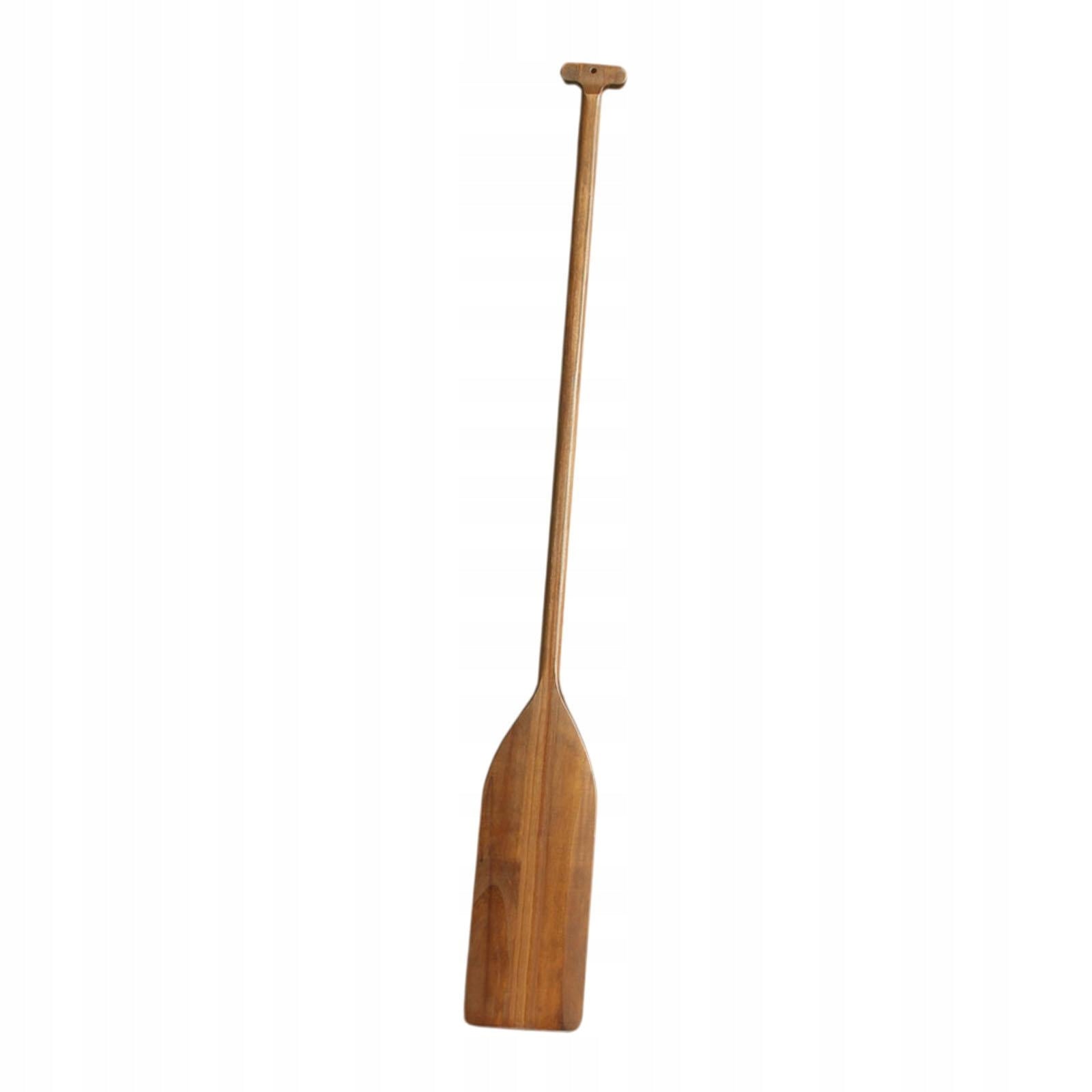 Wooden Paddle Prop Wall Decor Nautical Decoration Handheld Boat Brown