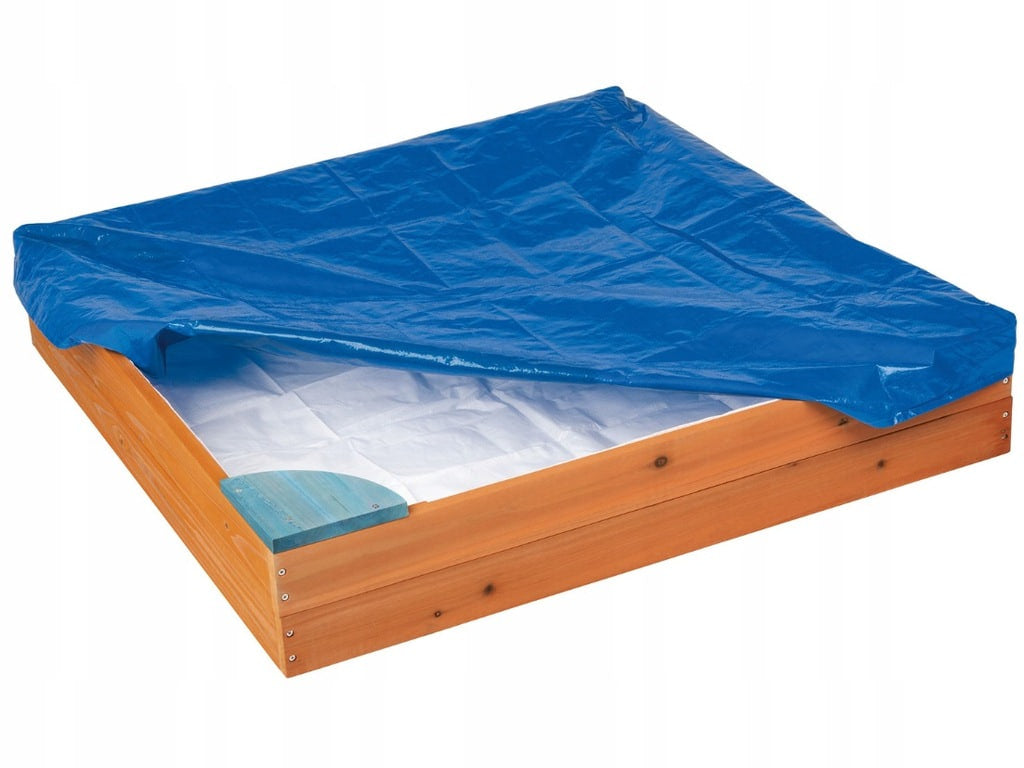 Wooden Sandbox for Children 90 x 90 x 16 cm Packaging status original