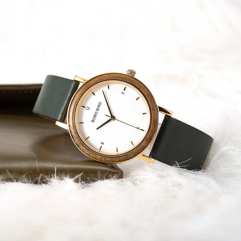 Wooden Thin Watch BOBO BIRD T21 Women's BOX Brand Bobo Bird