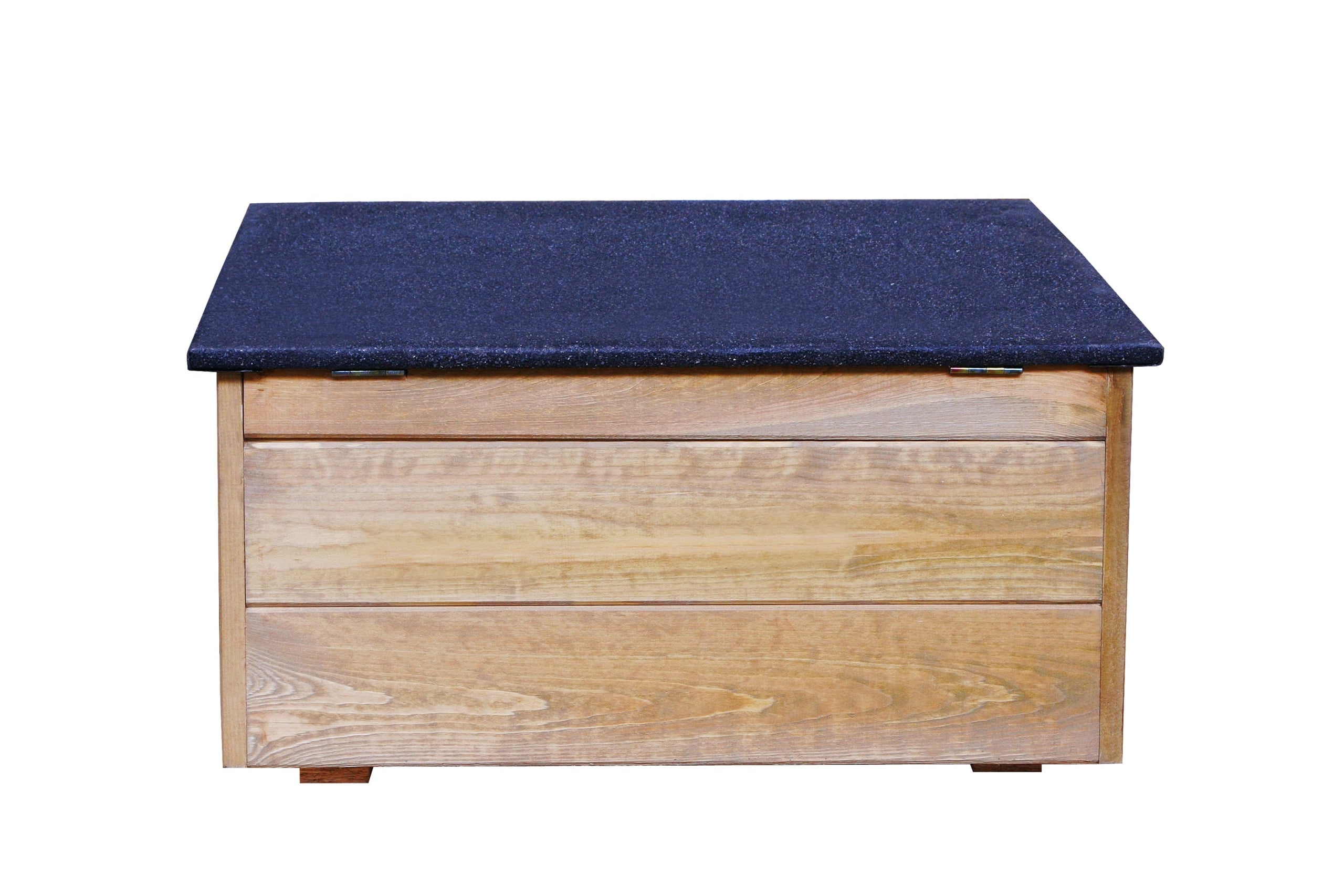 Wooden cat kennel, insulated, vestibule, folded SKP Length 67 cm