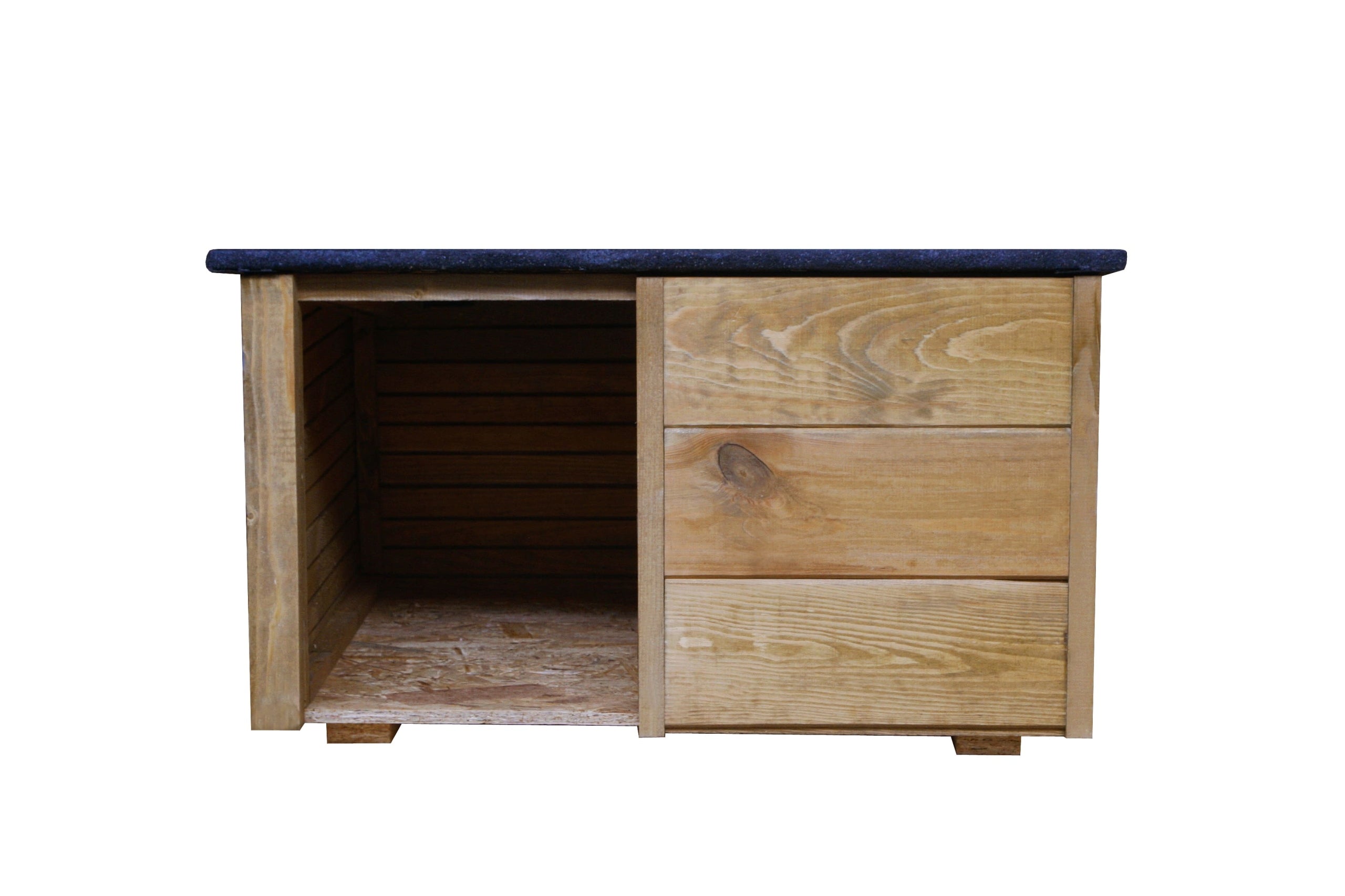 Wooden cat kennel, insulated, vestibule, folded SKP Packaging status original