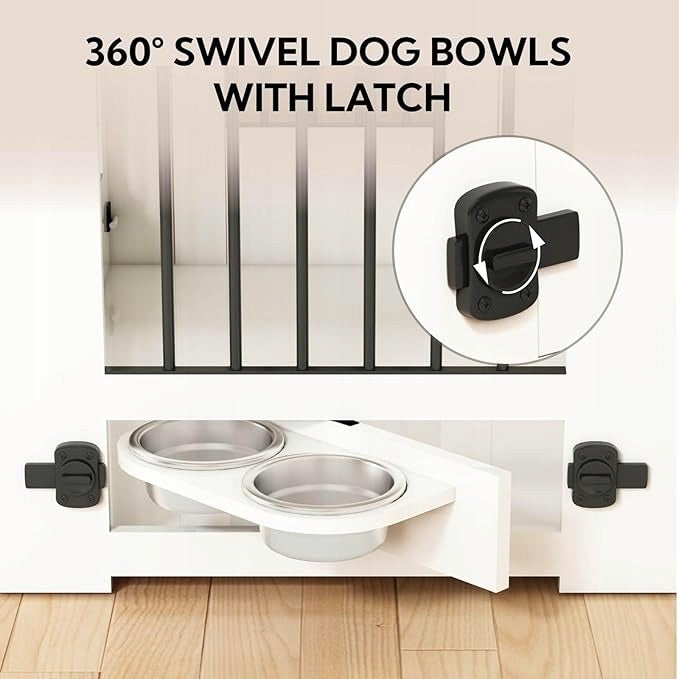 Wooden chest of drawers dog cage with sliding door and drawer Kind cage
